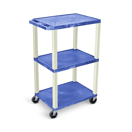 Luxor Plastic, 300 lbs / 100lbs per shelf Load Capacity, 42.5 in L, 24 in W, 42.5 in H UCPL1BUE